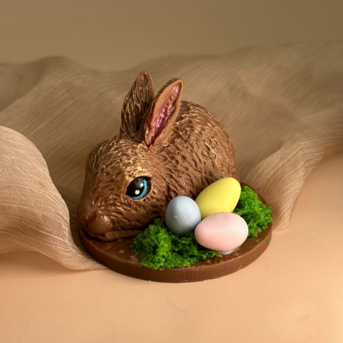 Набор фигур шоколадных "Зайчишка на полянке"