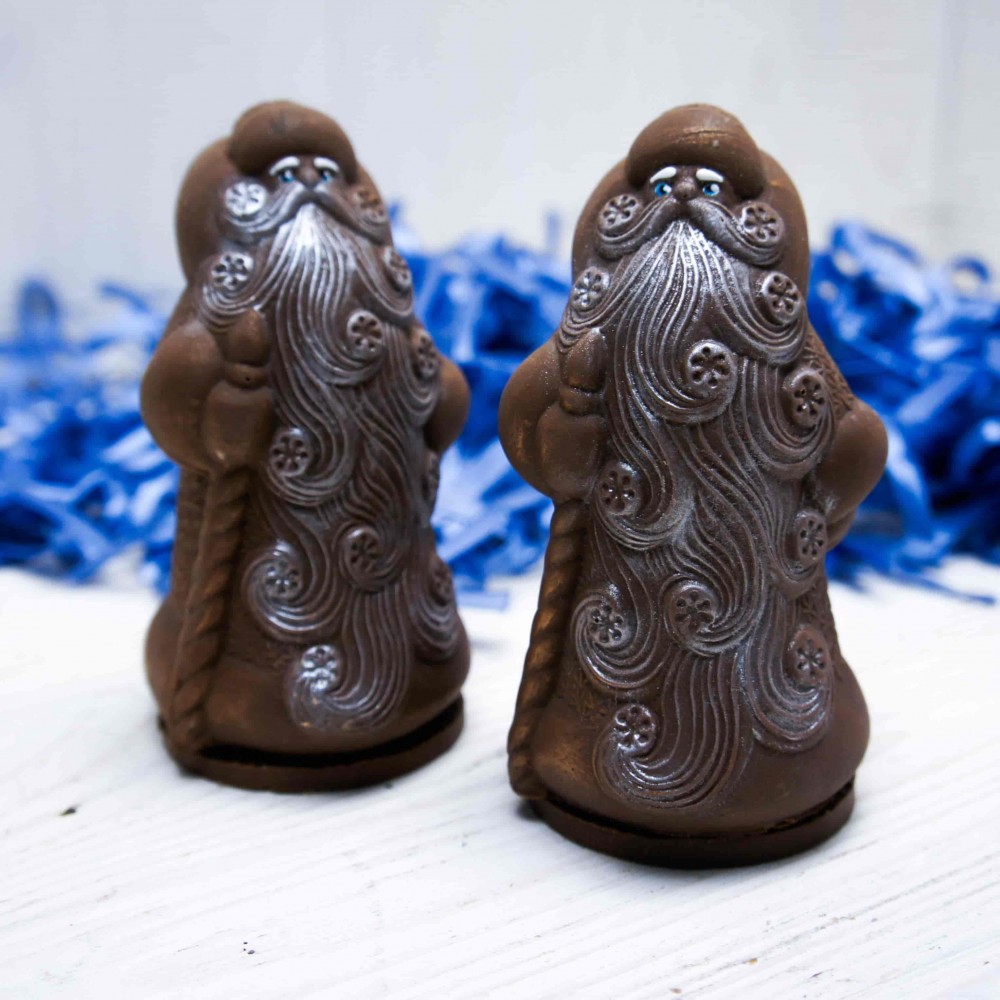 Фигурка шоколадная "Дед Мороз с бородой"